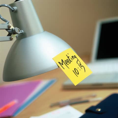 Foglietti riposizionabili Super Sticky Notes Post-it® Giallo Canary - 76x76 mm 12 blocchetti da 90 ff - 654-12SS-CY